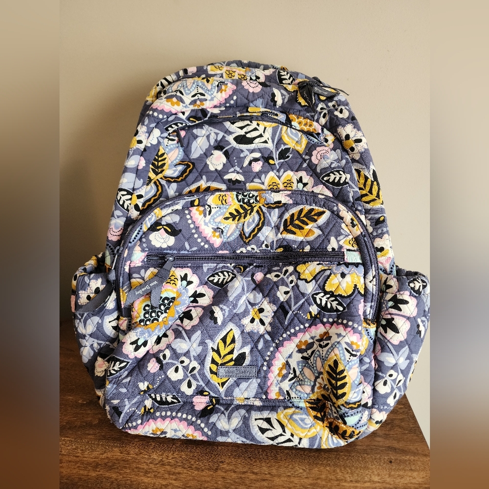 Floral Quilted Backpack Vera Bradley